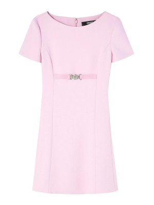 VERSACE: ショートドレス - ショートドレス - ヌードカラー