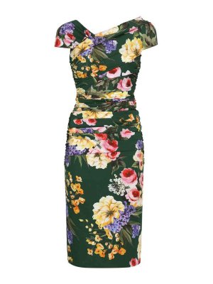 DOLCE & GABBANA: knee length dresses - Floral Print Dress