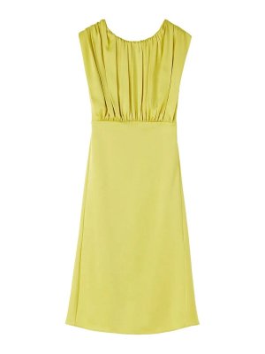 JIL SANDER: knee length dresses - Pleated Dress