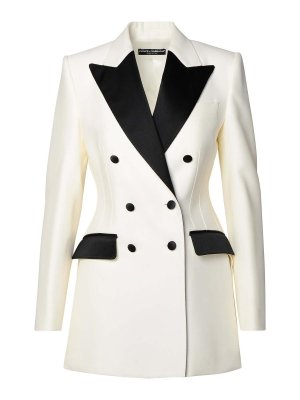 ジャケット THE ROW 'Enza' blazer White 7800W2929 THE ROW Enza linen blazer | NET-A-PORTER