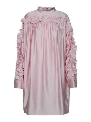 JIL SANDER: knee length dresses - Pink viscose dress