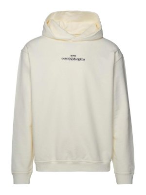 Maison Margiela: Sweatshirts & Pulls - Sweat-Shirts - Blanc