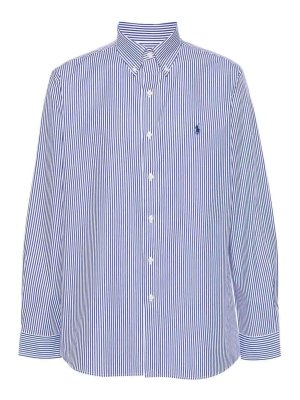 Tシャツ・カットソー GIORGIO ARMANI FANTASY SHIRT (8WGCCZ98.T04WH FBUL FANTASY) Giorgio Armani Fantasy Shirt - Blue - Men | 8WGCCZ98T04WHFBUL