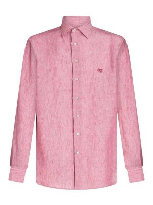 Tシャツ・カットソー TINTORIA MATTEI SS25 LINEN CLASSIC SHIRT (X66TNW US5) Tintoria Mattei Linen Classic Shirt - Blue - Men | X66TNWUD2
