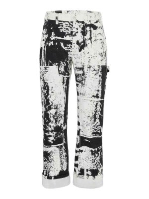 ALEXANDER MCQUEEN: Straight Leg Jeans - Straight Leg Jeans - Weiß
