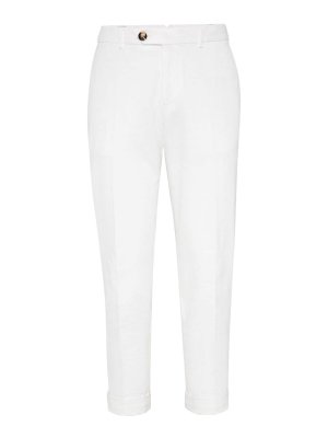 BRUNELLO CUCINELLI: casual trousers - White trousers