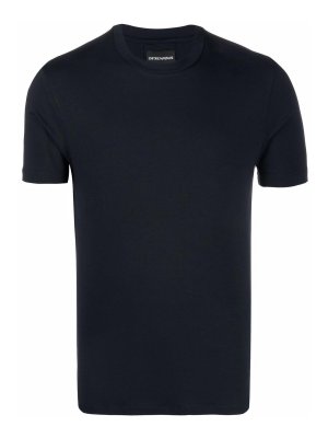 EMPORIO ARMANI: t-shirts - Blue t-shirt
