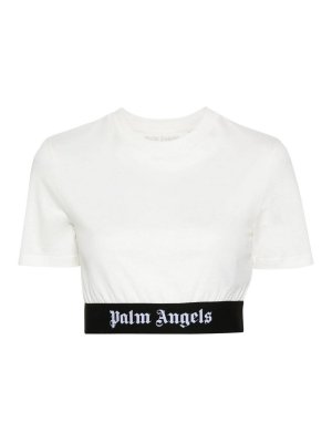 Palm Angels: Tops & Débardeurs - Top - Beige