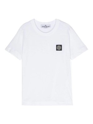 STONE ISLAND: T-shirts - T-Shirt - Gris Clair
