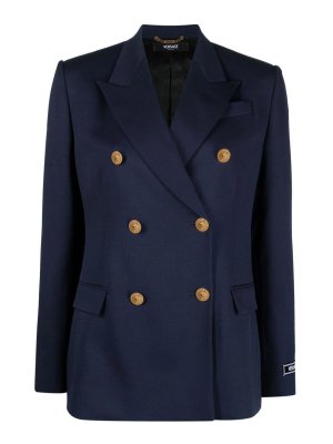 VERSACE: Vestes de costume - Blazer - Bleu