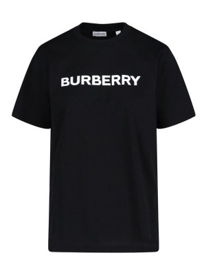 BURBERRY: T-shirts - T-Shirt - Schwarz