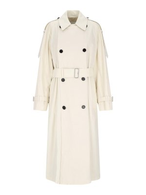 BURBERRY: Trenchcoats - Trenchcoat - Weiß