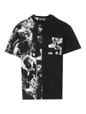 Versace Jeans Couture: Tシャツ - Tシャツ - 黒