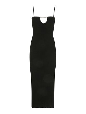 JACQUEMUS: knee length dresses - Midi black dress