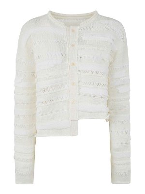 Y'S: Cardigans - Cardigan - Blanc