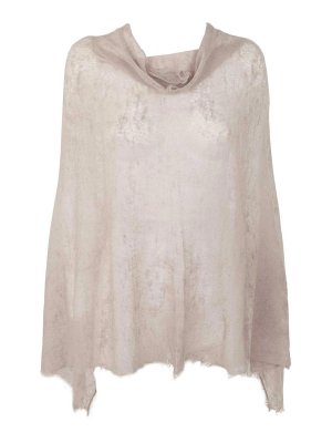 MIRROR IN THE SKY: Capes & Ponchos - Cape - Weiß