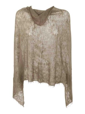 MIRROR IN THE SKY: Mantelle e poncho - Semi Felted Poncho