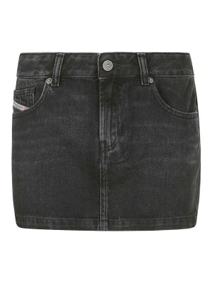 DIESEL: mini skirts - Denim mini skirt