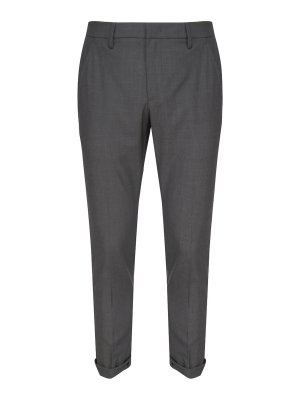 DONDUP: casual trousers - Virgin wool trousers