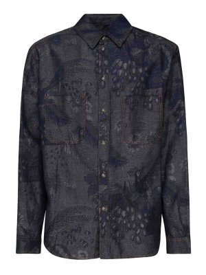 ETRO: Camisas - Camisa - Azul