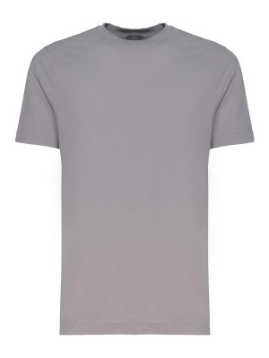 【関税&送料込】Thom Browne Melange Grey Cotton T-Shirt A Day's March Midweight T-Shirt Grey Melange at CareOfCarl.com