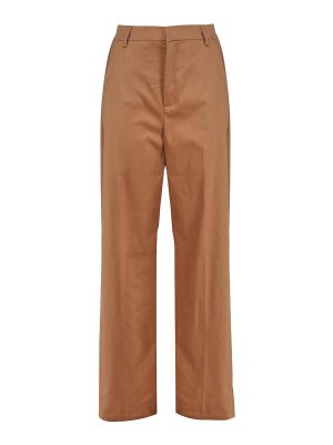 THE ANDAMANE: casual trousers - High-waisted cotton trousers
