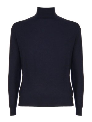 Loro Piana: Suéteres con cuello pico - Suéter Cuello Redondo - Azul Oscuro
