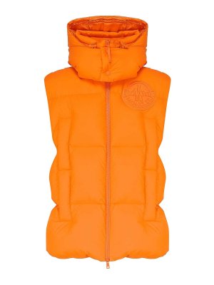 Moncler Wilson orange puffer jacket - Orange
