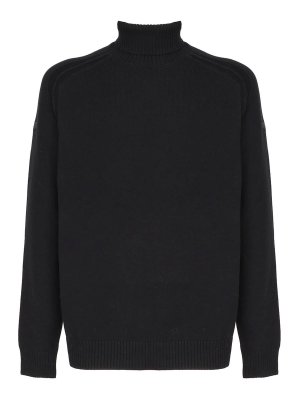 【関税込み】VTMNTS Logo lycra sweater Vtmnts Lycra logo sweater - Black - Men | VL16TO180BBLACK