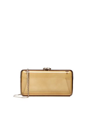 Gianvito Rossi: wallets & purses - Mirror effect clutch