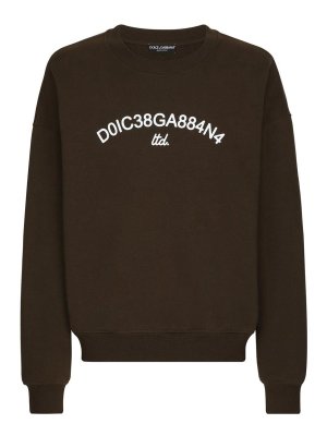 DOLCE & GABBANA: Sweatshirts & Pulls - Sweat-Shirts - Marron