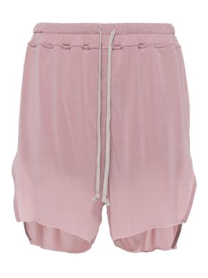 RICK OWENS: Trousers Shorts - Drawstring Jersey Shorts