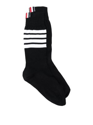 THOM BROWNE: Calcetínes - Calcetines - Negro