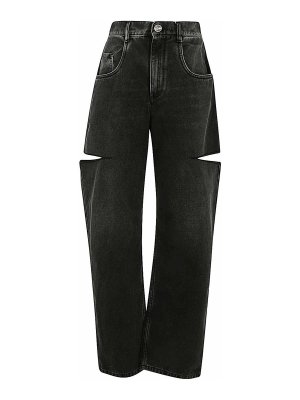 Coperni Denim Wide Leg Cargo Jeans - Black - Women