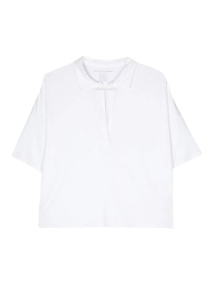 Tシャツ・カットソー MISSONI Woman Polo Shirt Multicolor DS24WN0DBK038J SM9EZ Missoni 3D Ribbed Short Sleeved Polo Shirt Viscose Knit Wool