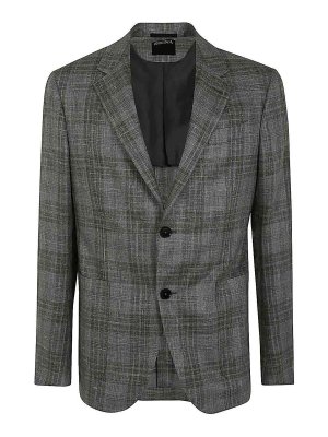 ZEGNA: casual jackets - Wool And Silk Blend Jacket