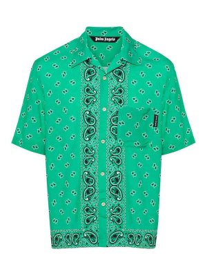 Palm Angels: シャツ - シャツ - 緑