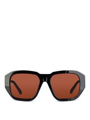 FACE.HIDE: Lunettes de soleil - Lunettes De Soleil - Rouge Brun