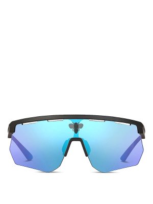 FACE.HIDE: Lunettes de soleil - Lunettes De Soleil - Bleu Clair