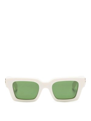 OFF-WHITE: Sonnenbrillen - Sonnenbrille - Creme