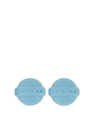 FIORUCCI: Boucles d'oreille - Boucles D'Oreilles - Bleu Clair