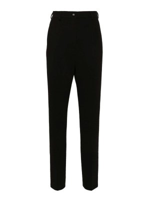 Prada Black tech stretch fabric wide leg pants | P200CHG39002
