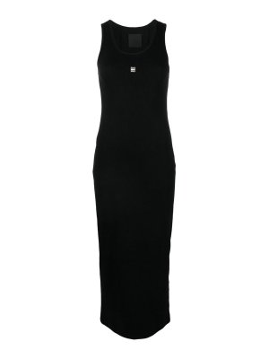 GIVENCHY: knee length dresses - Tank Logo Dress