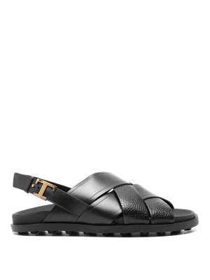 TOD'S: sandals - Leather Sandals