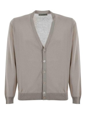 BRUNELLO CUCINELLI ベージュ カーディガン Brunello Cucinelli Beige Cotton Cardigan Woman | IsuiT