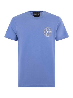 Tom Ford Crew-neck t-shirt - Blue - Men | JCS004JMT002S23HB801