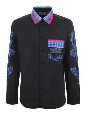Versace Jeans Couture シャツ - 黒 | 76GAL2RWNS410G89 | THEBS