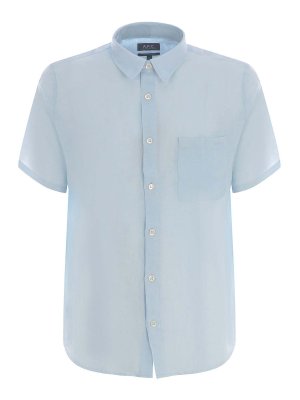A.P.C.: Hemden - Hemd - Hellblau