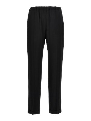 ALBERTO BIANI: casual trousers - Crepe Georgette Pants