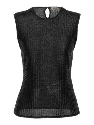 Uma Wang Lace Top - Black - Women | UW1031UW900 | thebs.com
